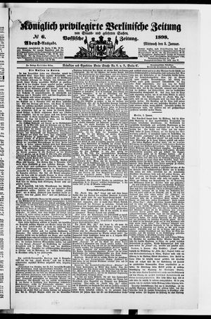 Königlich privilegirte Berlinische Zeitung von Staats- und gelehrten Sachen on Jan 5, 1898