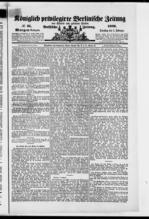 Königlich privilegirte Berlinische Zeitung von Staats- und gelehrten Sachen on Feb 1, 1898