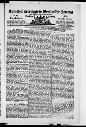Königlich privilegirte Berlinische Zeitung von Staats- und gelehrten Sachen on Feb 8, 1898