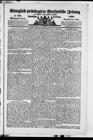 Königlich privilegirte Berlinische Zeitung von Staats- und gelehrten Sachen vom 05.03.1898