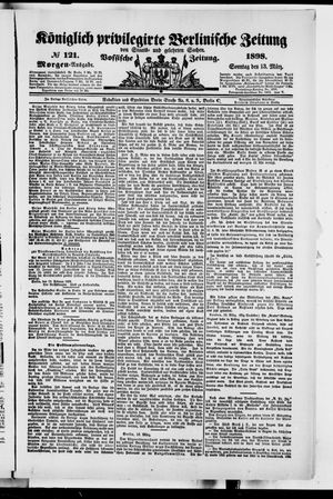 Königlich privilegirte Berlinische Zeitung von Staats- und gelehrten Sachen on Mar 13, 1898
