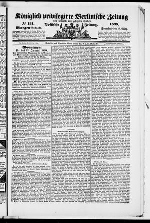 Königlich privilegirte Berlinische Zeitung von Staats- und gelehrten Sachen vom 19.03.1898