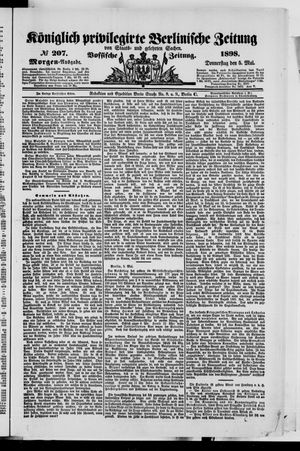 Königlich privilegirte Berlinische Zeitung von Staats- und gelehrten Sachen on May 5, 1898