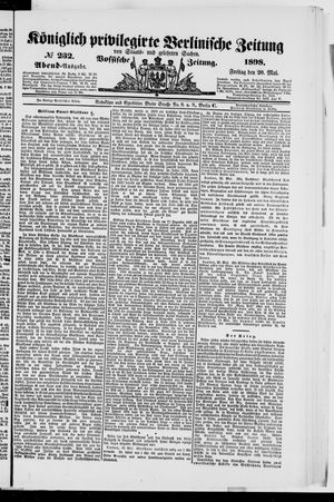 Königlich privilegirte Berlinische Zeitung von Staats- und gelehrten Sachen on May 20, 1898