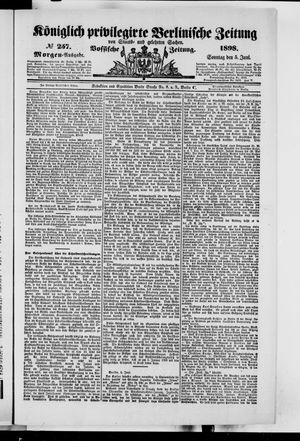 Königlich privilegirte Berlinische Zeitung von Staats- und gelehrten Sachen vom 05.06.1898