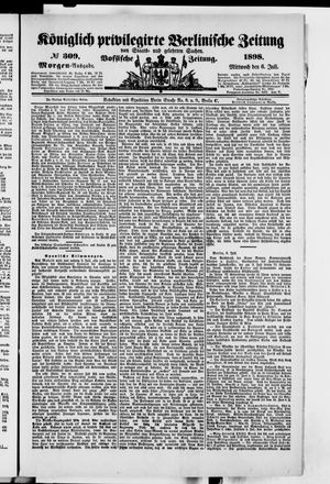 Königlich privilegirte Berlinische Zeitung von Staats- und gelehrten Sachen on Jul 6, 1898