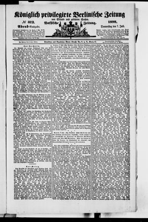 Königlich privilegirte Berlinische Zeitung von Staats- und gelehrten Sachen vom 07.07.1898
