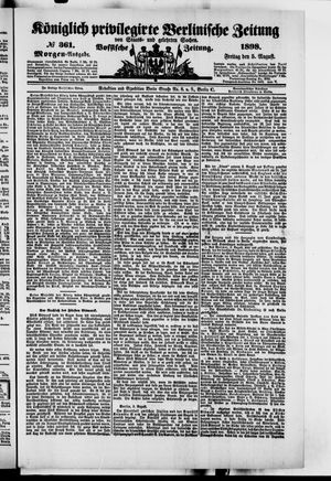 Königlich privilegirte Berlinische Zeitung von Staats- und gelehrten Sachen vom 05.08.1898