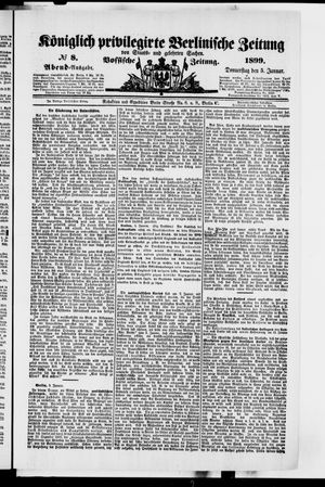 Königlich privilegirte Berlinische Zeitung von Staats- und gelehrten Sachen vom 05.01.1899