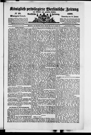 Königlich privilegirte Berlinische Zeitung von Staats- und gelehrten Sachen on Jan 12, 1899