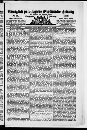 Königlich privilegirte Berlinische Zeitung von Staats- und gelehrten Sachen vom 20.01.1899