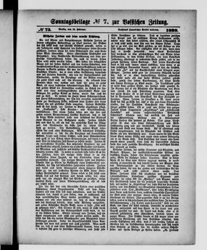 Königlich privilegirte Berlinische Zeitung von Staats- und gelehrten Sachen vom 12.02.1899