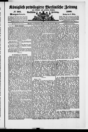 Königlich privilegirte Berlinische Zeitung von Staats- und gelehrten Sachen on Mar 3, 1899