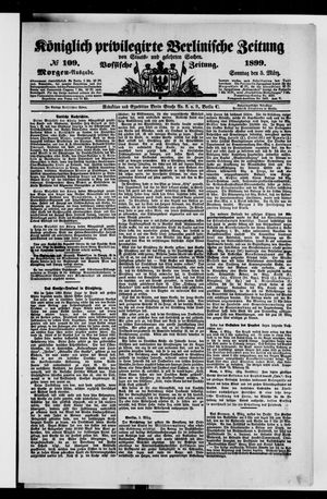 Königlich privilegirte Berlinische Zeitung von Staats- und gelehrten Sachen vom 05.03.1899