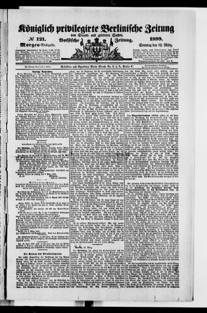 Königlich privilegirte Berlinische Zeitung von Staats- und gelehrten Sachen vom 12.03.1899