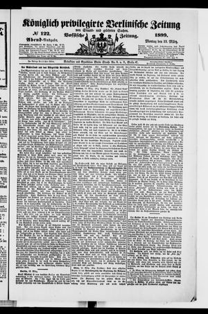 Königlich privilegirte Berlinische Zeitung von Staats- und gelehrten Sachen vom 13.03.1899