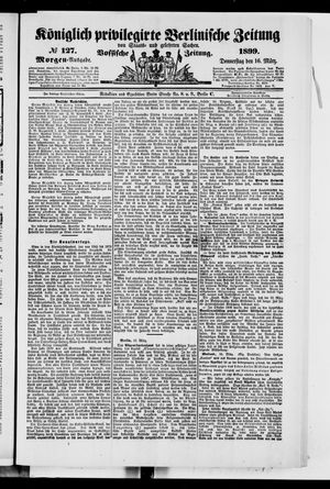 Königlich privilegirte Berlinische Zeitung von Staats- und gelehrten Sachen vom 16.03.1899
