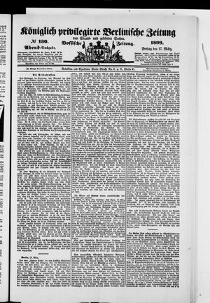 Königlich privilegirte Berlinische Zeitung von Staats- und gelehrten Sachen on Mar 17, 1899