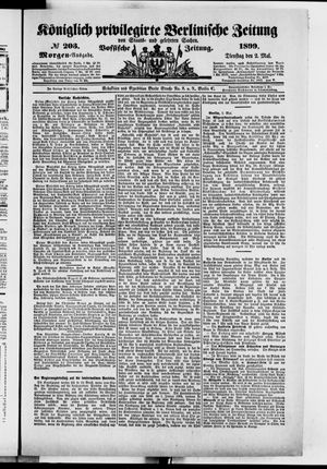 Königlich privilegirte Berlinische Zeitung von Staats- und gelehrten Sachen vom 02.05.1899