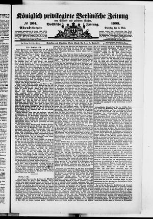 Königlich privilegirte Berlinische Zeitung von Staats- und gelehrten Sachen vom 02.05.1899