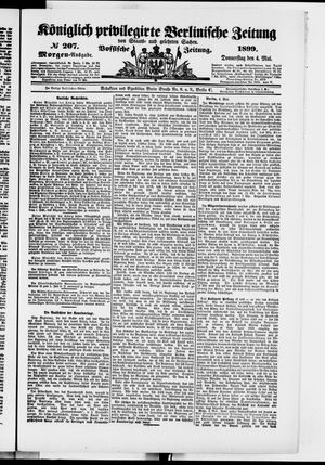 Königlich privilegirte Berlinische Zeitung von Staats- und gelehrten Sachen on May 4, 1899
