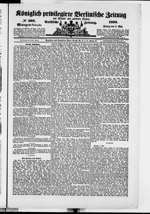 Königlich privilegirte Berlinische Zeitung von Staats- und gelehrten Sachen on May 5, 1899