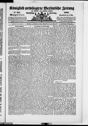 Königlich privilegirte Berlinische Zeitung von Staats- und gelehrten Sachen vom 06.05.1899