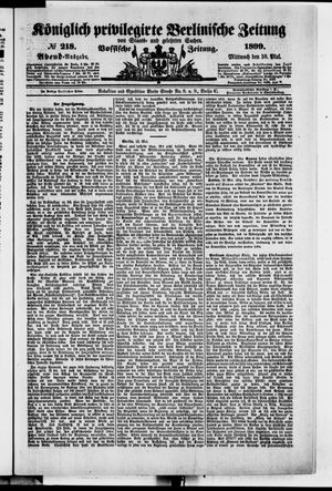 Königlich privilegirte Berlinische Zeitung von Staats- und gelehrten Sachen vom 10.05.1899
