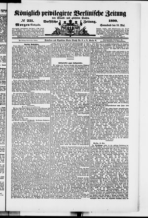 Königlich privilegirte Berlinische Zeitung von Staats- und gelehrten Sachen vom 13.05.1899