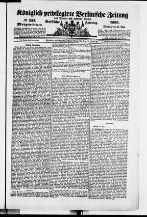 Königlich privilegirte Berlinische Zeitung von Staats- und gelehrten Sachen vom 16.05.1899
