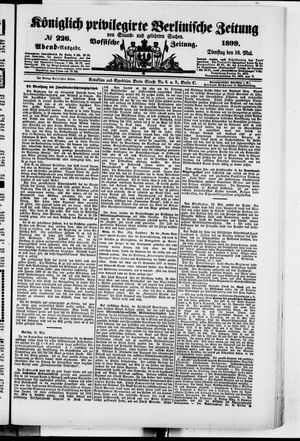 Königlich privilegirte Berlinische Zeitung von Staats- und gelehrten Sachen vom 16.05.1899
