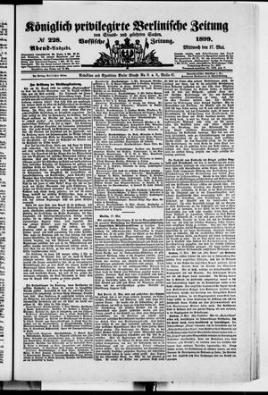 Königlich privilegirte Berlinische Zeitung von Staats- und gelehrten Sachen vom 17.05.1899