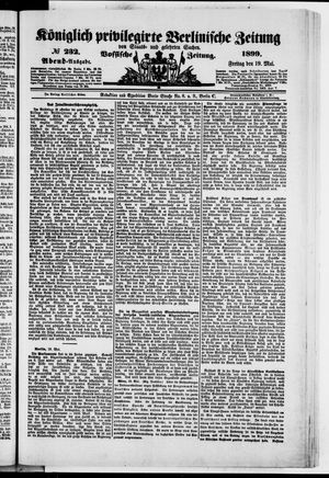 Königlich privilegirte Berlinische Zeitung von Staats- und gelehrten Sachen vom 19.05.1899