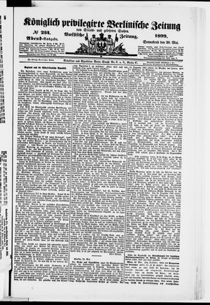 Königlich privilegirte Berlinische Zeitung von Staats- und gelehrten Sachen on May 20, 1899