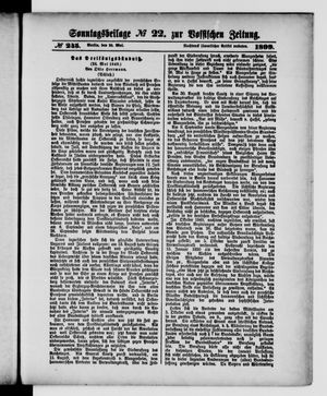 Königlich privilegirte Berlinische Zeitung von Staats- und gelehrten Sachen on May 28, 1899