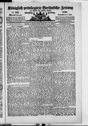 Königlich privilegirte Berlinische Zeitung von Staats- und gelehrten Sachen on Jun 1, 1899