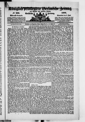 Königlich privilegirte Berlinische Zeitung von Staats- und gelehrten Sachen vom 03.06.1899