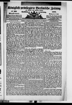 Königlich privilegirte Berlinische Zeitung von Staats- und gelehrten Sachen vom 05.06.1899