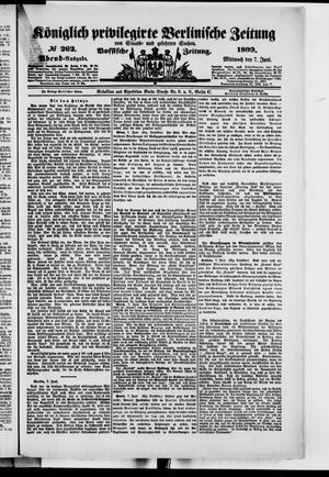 Königlich privilegirte Berlinische Zeitung von Staats- und gelehrten Sachen vom 07.06.1899