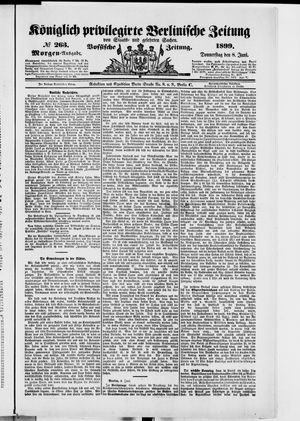 Königlich privilegirte Berlinische Zeitung von Staats- und gelehrten Sachen vom 08.06.1899