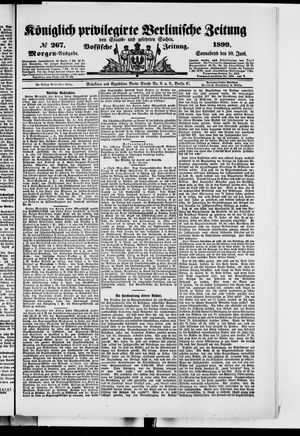 Königlich privilegirte Berlinische Zeitung von Staats- und gelehrten Sachen vom 10.06.1899