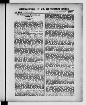 Königlich privilegirte Berlinische Zeitung von Staats- und gelehrten Sachen vom 11.06.1899