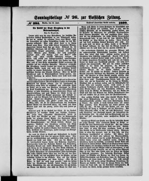 Königlich privilegirte Berlinische Zeitung von Staats- und gelehrten Sachen vom 25.06.1899