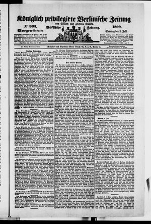 Königlich privilegirte Berlinische Zeitung von Staats- und gelehrten Sachen vom 02.07.1899