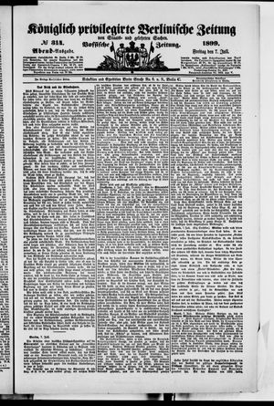 Königlich privilegirte Berlinische Zeitung von Staats- und gelehrten Sachen on Jul 7, 1899