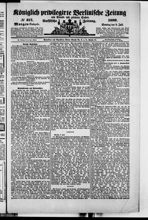 Königlich privilegirte Berlinische Zeitung von Staats- und gelehrten Sachen on Jul 9, 1899