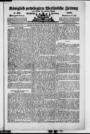 Königlich privilegirte Berlinische Zeitung von Staats- und gelehrten Sachen vom 12.07.1899