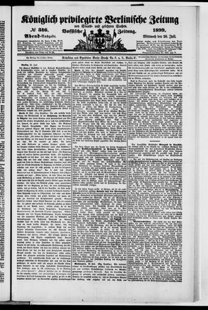 Königlich privilegirte Berlinische Zeitung von Staats- und gelehrten Sachen on Jul 26, 1899