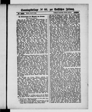 Königlich privilegirte Berlinische Zeitung von Staats- und gelehrten Sachen vom 30.07.1899