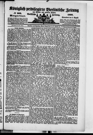 Königlich privilegirte Berlinische Zeitung von Staats- und gelehrten Sachen vom 05.08.1899